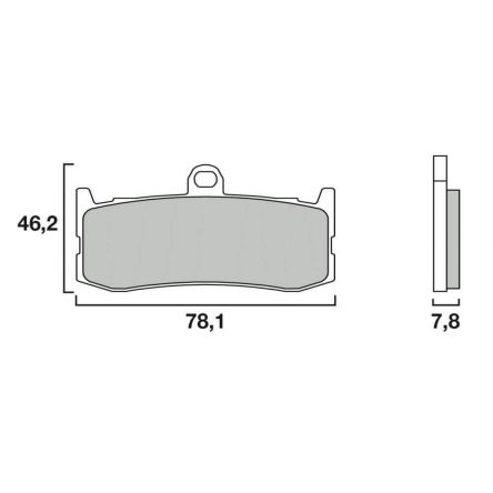 Plaquettes de frein Brembo 07GR06SR