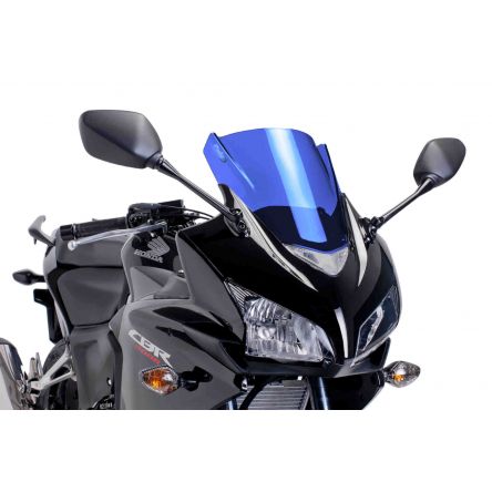 Bulle Puig racing bleu pour Honda CBR500R 13-15