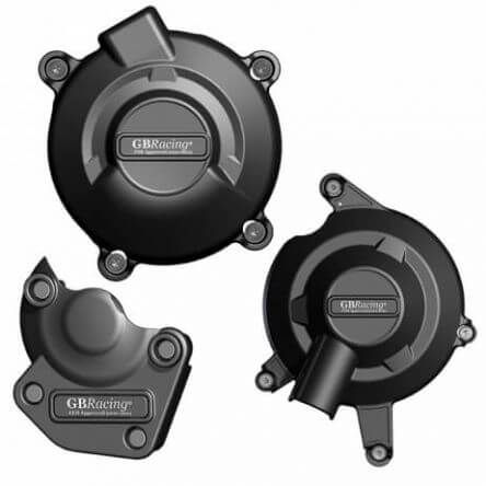 Protection Moteur Pour Triumph Speed Triple 1050 SR/RS 2016-2020 - Couvre-stateur En Plastique ABS - Noir