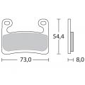 Plaquettes de frein Brembo 07GR90SR 0
