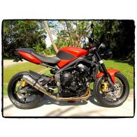 Grip de réservoir Techspec pour Triumph 675 Street Triple 09-12