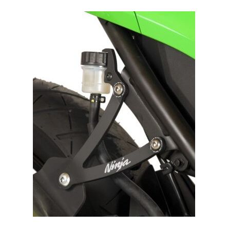 Support d'échappement avec obturateur R&G pour Kawasaki Ninja 250 18/Ninja 400 18-19