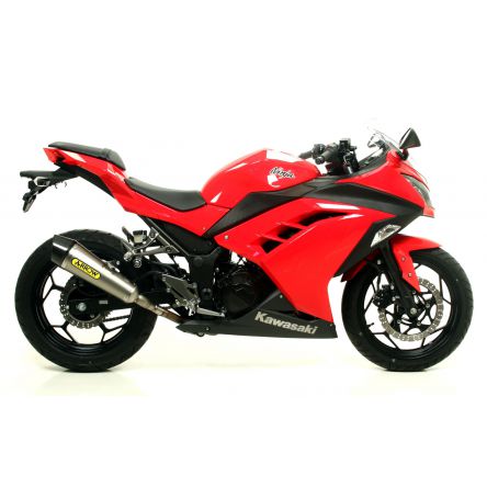 Silencieux Arrow X-Kone pour Kawasaki Ninja 250 13-16/Ninja 300 13-16/Z300 15-16
