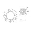 Disque de frein Brembo ORO 68B407A5 0