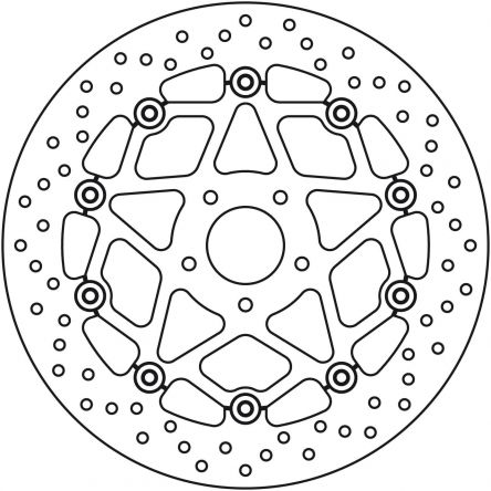 Disque de frein Brembo ORO 78B408B0
