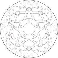 Disque de frein Brembo ORO 78B408A0