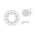 Disque de frein Brembo ORO 78B40830 0