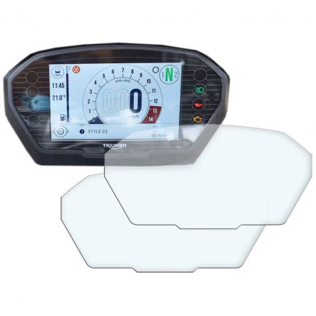 Protection d'écran tableau de bord pour Triumph DSP-TRI-001CL