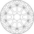 Disque de frein Moto-Master Halo T-Floater 117054 1