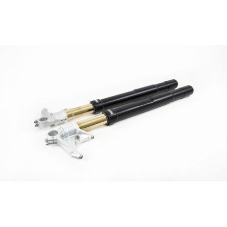 Fourche Ohlins FGRT noire pour Ducati Panigale 899 14-15/959 16-20/V2 20-23/V4 18-24
