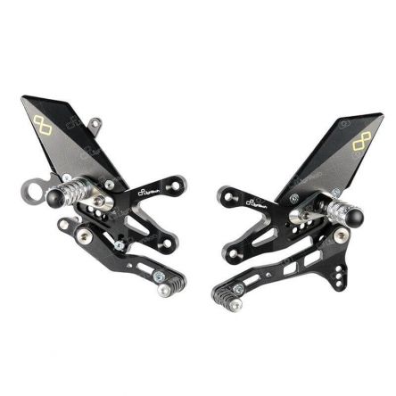 Commandes reculées Lightech pour Aprilia RSV4 09-17/Tuono V4 11-17