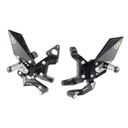 Commandes reculées Lightech pour Ducati 899/959/1199/1299 Panigale/Panigale V2