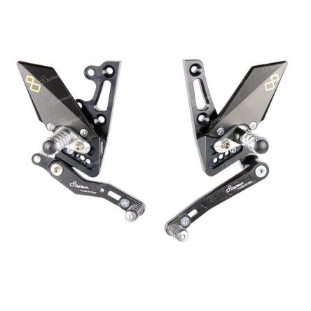 Commandes reculées Lightech pour Triumph 1050 Speed Triple 11-18