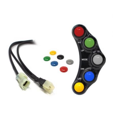 Commodo gauche racing Jetprime pour Kawasaki ZX-10R 16-20