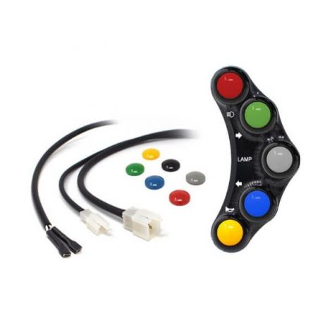 Commodo gauche route Jetprime pour Kawasaki Ninja 400 18-23