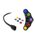Commodo gauche route Jetprime pour Kawasaki H2 16-20/H2R 15-26 0