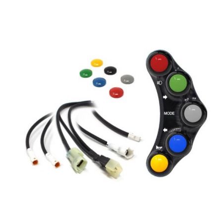 Commodo gauche route Jetprime pour Kawasaki ZX-10R 16-20