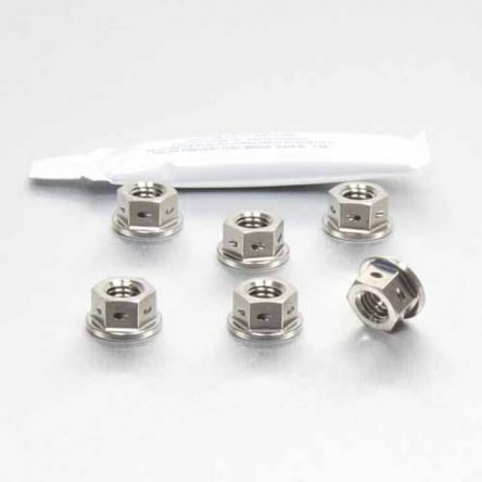 Ecrous de couronne pré-percés Pro-Bolt titane M8x125