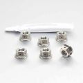Ecrous de couronne pré-percés Pro-Bolt titane M8x125 0