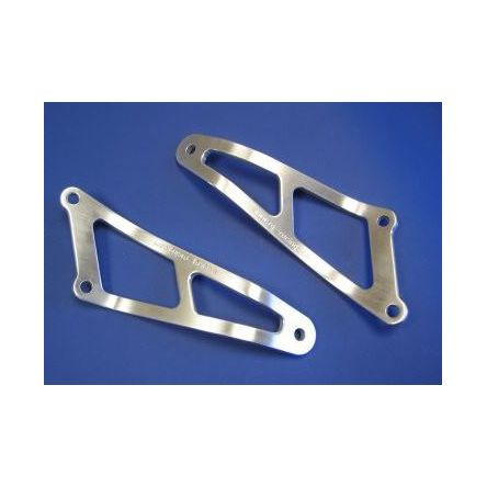 Support d'échappement R&G argent pour Suzuki GSXR 1000 07-08