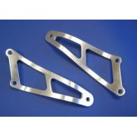 Support d'échappement R&G argent pour Suzuki GSXR 1000 07-08