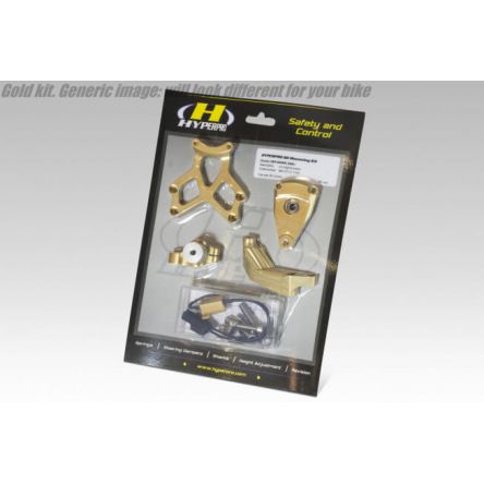 Kit fixation Hyperpro Aprilia RSV1000R Fourche Ohlins 06-08