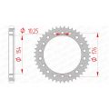 Couronne Afam 530 acier 10801 0