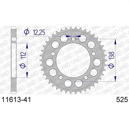 Couronne Afam 525 alu 11613