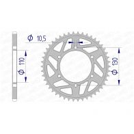 Couronne Afam 520 alu 13814