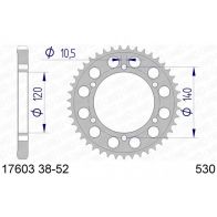 Couronne Afam 530 alu 17603
