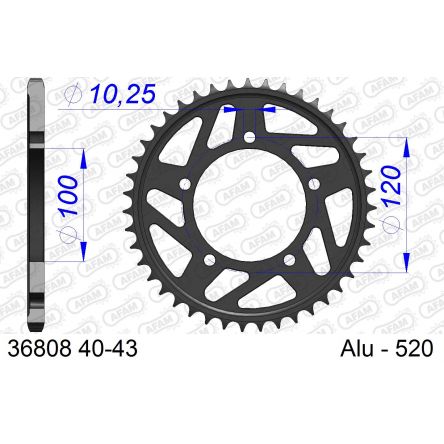 Couronne Afam 520 alu 36808