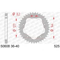Couronne Afam 525 acier 50608
