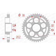 Couronne Afam 525 acier 50800