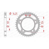 Couronne Afam 525 acier 71801