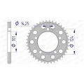 Couronne Afam 525 alu 72801 0