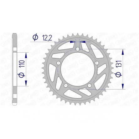 Couronne Afam 520 alu 165801