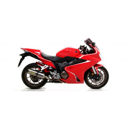 Silencieux Arrow Race-Tech embout carbone pour Honda VFR800 17-20
