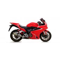 Silencieux Arrow Race-Tech embout carbone pour Honda VFR800 17-20