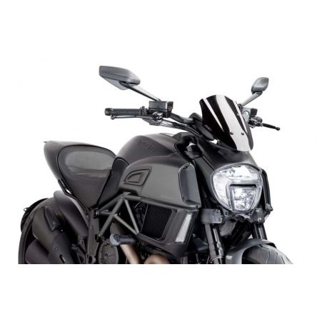 Bulle Puig Sport pour Ducati Diavel 1200 14-18