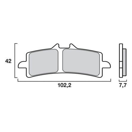 Plaquettes de frein Brembo 07BB3793