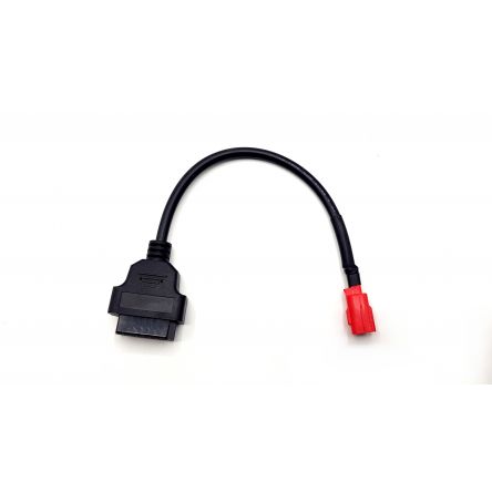 Câble OBDII standard pour prise diagnostique rouge 6 broches