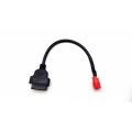 Câble OBDII standard pour prise diagnostique rouge 6 broches 0