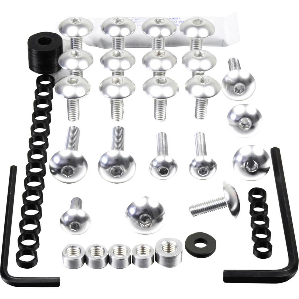 Kit Vis Boulons Carénage Moto K&awasaki ZX7R ZX9R ZX10R ZX14R ZZR1400 - Noir - Fixation Complète