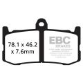 Plaquettes de frein EBC GPFAX491HH 1