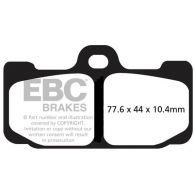 Plaquettes de frein EBC GPFAX295HH