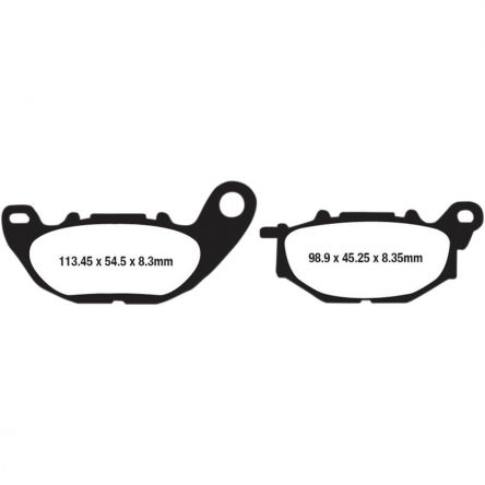Plaquettes de frein EBC GPFAX663HH