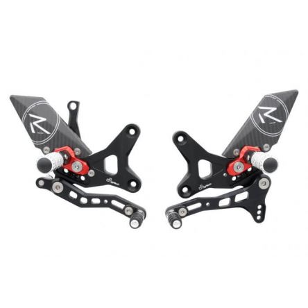 Commandes reculées Lightech R pour Kawasaki ZX10R 11-15