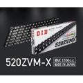 Chaîne de transmission D.I.D 520 ZVM-X Glossy Black 0