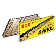 Chaîne de transmission D.I.D 530VX3 Or/Noir