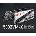 Chaîne de transmission D.I.D 530 ZVM-X Glossy Black 0
